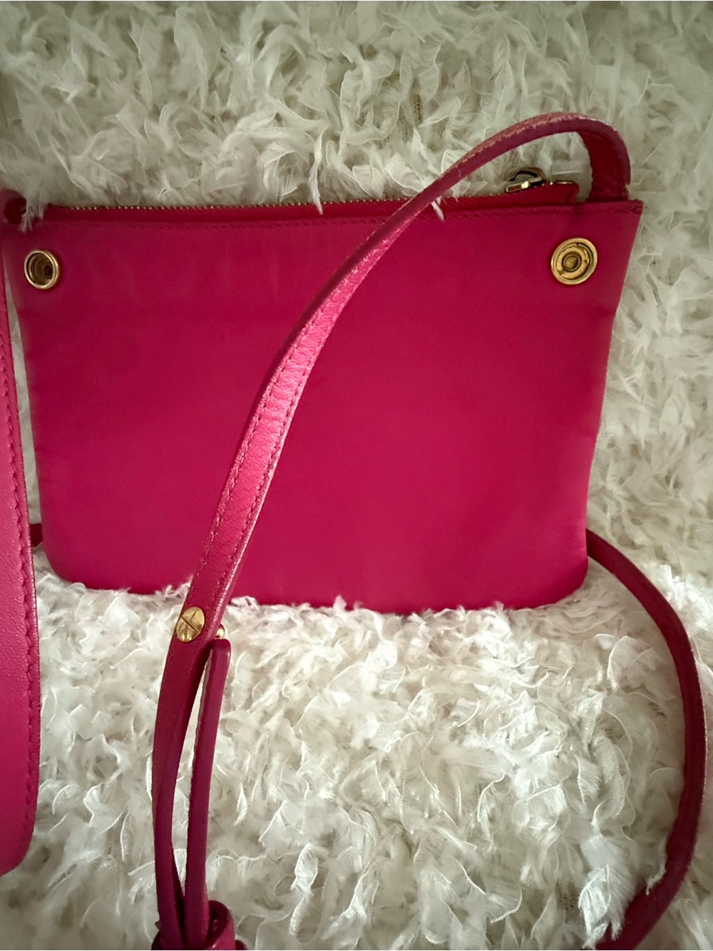 CELINE PINK LEATHER CROSSBODY 💕 - Picture 2 of 7